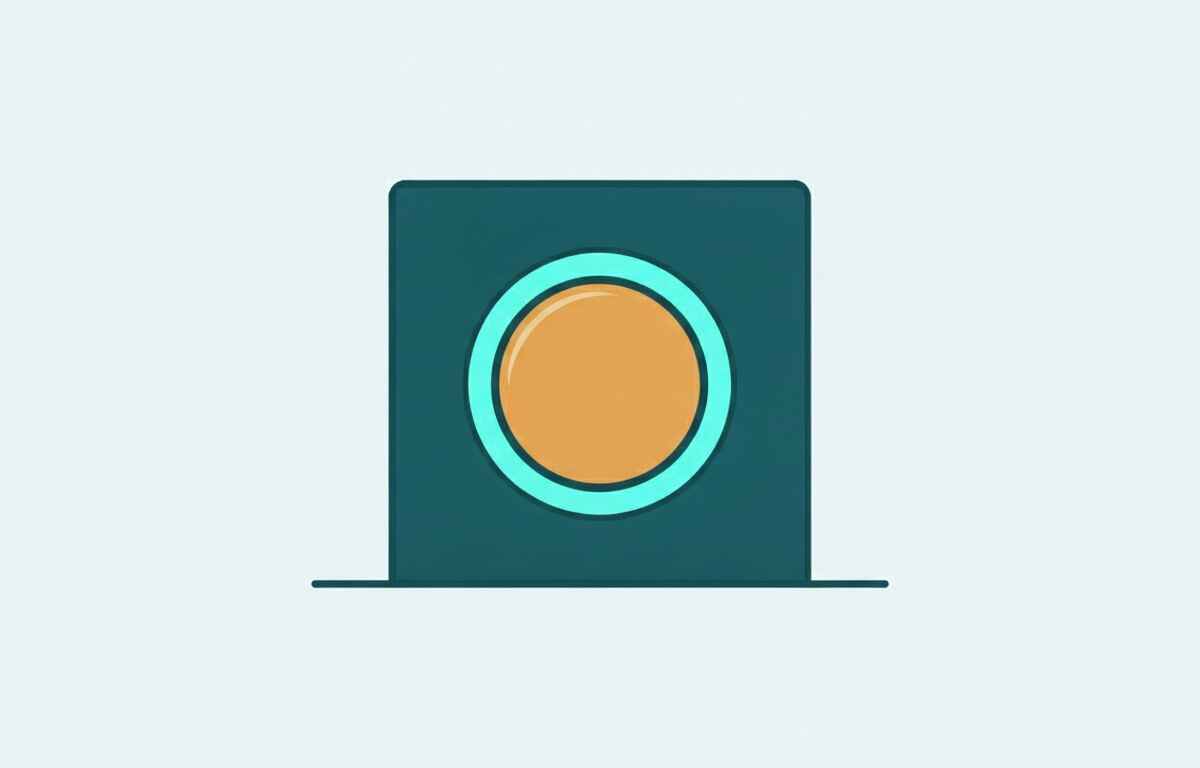 A blank disc seated in a recess cut to exactly its own shape in a solid block
